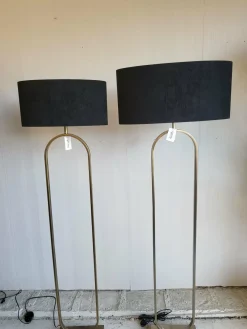Light en Living Vloerlamp 30x15x142 cm JAMIRI mat zwart Outlet