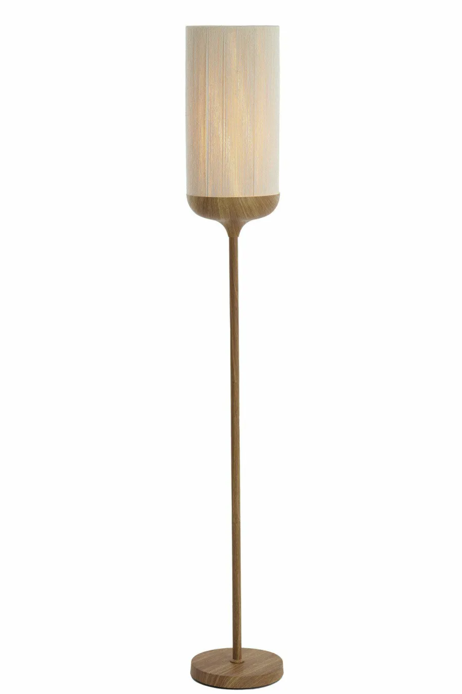 Light en Living Vloerlamp Ø23x159 cm DANIA hout print naturel+touw crème Online