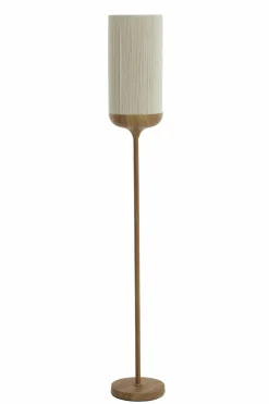 Light en Living Vloerlamp Ø23x159 cm DANIA hout print naturel+touw crème Online