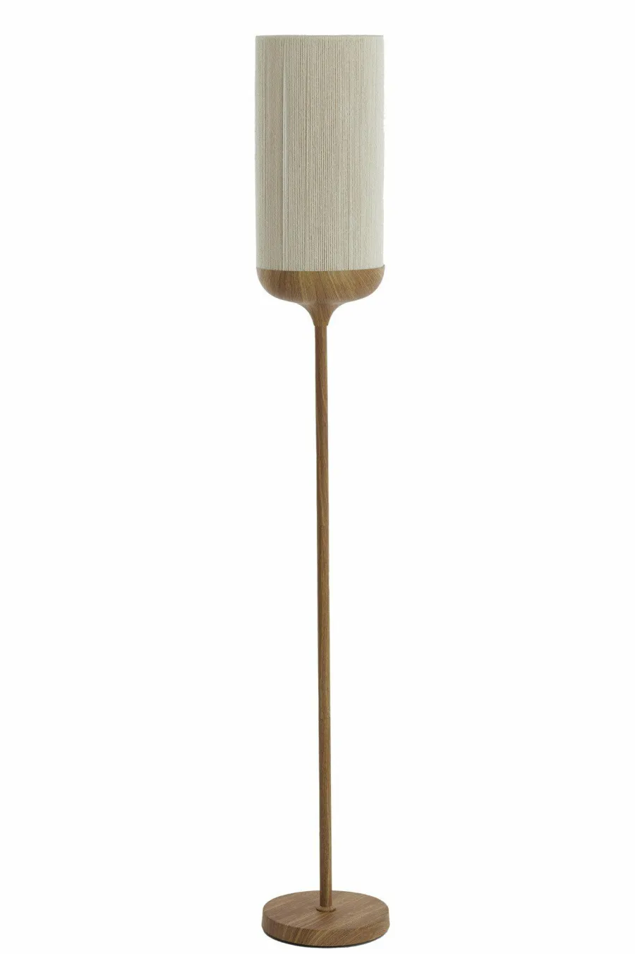 Light en Living Vloerlamp Ø23x159 cm DANIA hout print naturel+touw crème Online