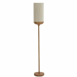 Light en Living Vloerlamp Ø23x159 cm DANIA hout print naturel+touw crème Online