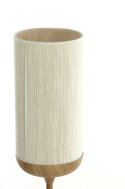 Light en Living Vloerlamp Ø23x159 cm DANIA hout print naturel+touw crème Online