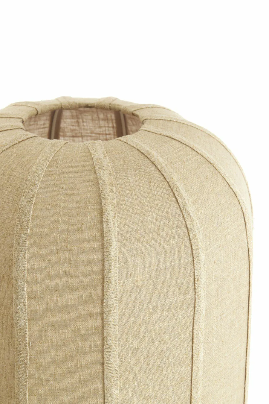 Light en Living Vloerlamp SOLUNE Ø35x165 cm Naturel + Crème – Light & Living Clearance