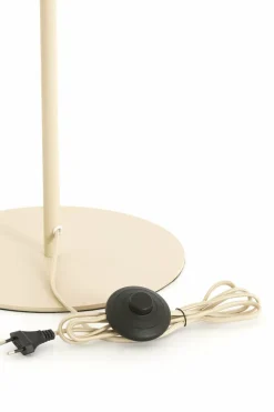 Light en Living Vloerlamp SOLUNE Ø35x165 cm Naturel + Crème – Light & Living Clearance