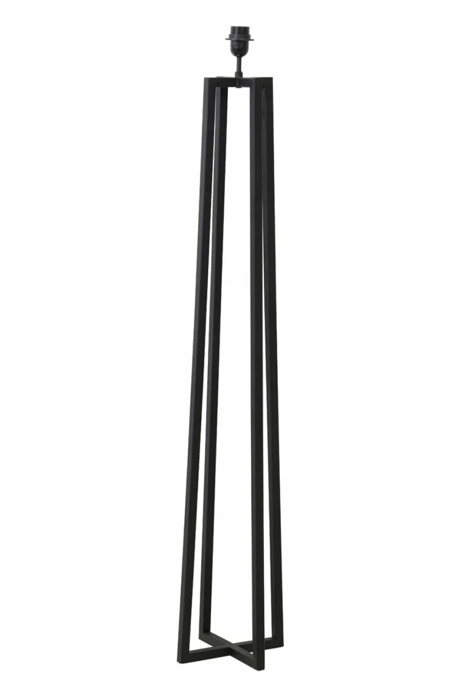 Light en Living Vloerlamp 25x25x130 cm MILEY mat zwart