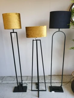 Light en Living Vloerlamp 25x25x130 cm MILEY mat zwart