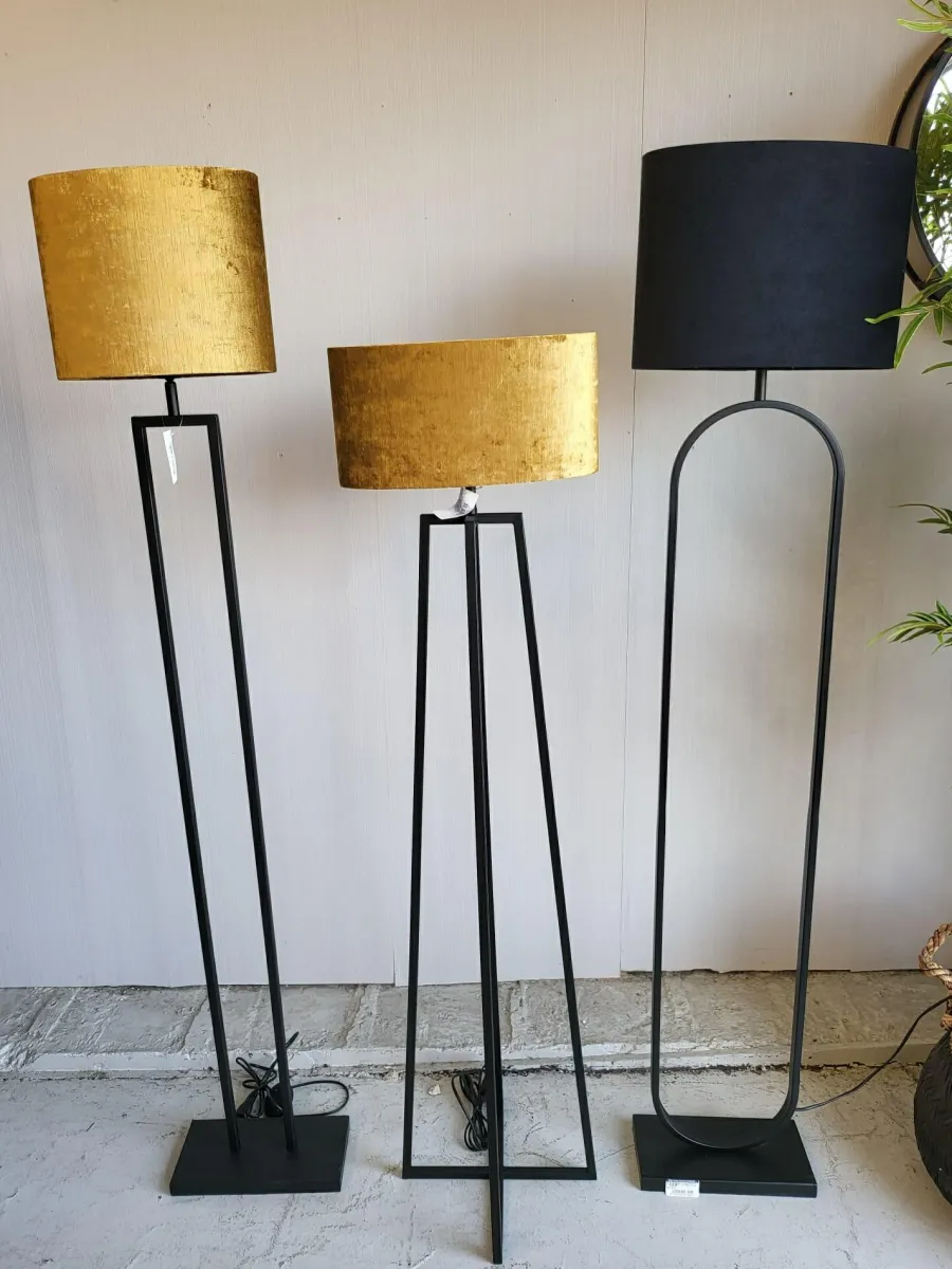 Light en Living Vloerlamp 25x25x130 cm MILEY mat zwart