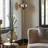 Light en Living Vloerlamp Ø30x160 cm MEDINA glas smoke+goud Hot