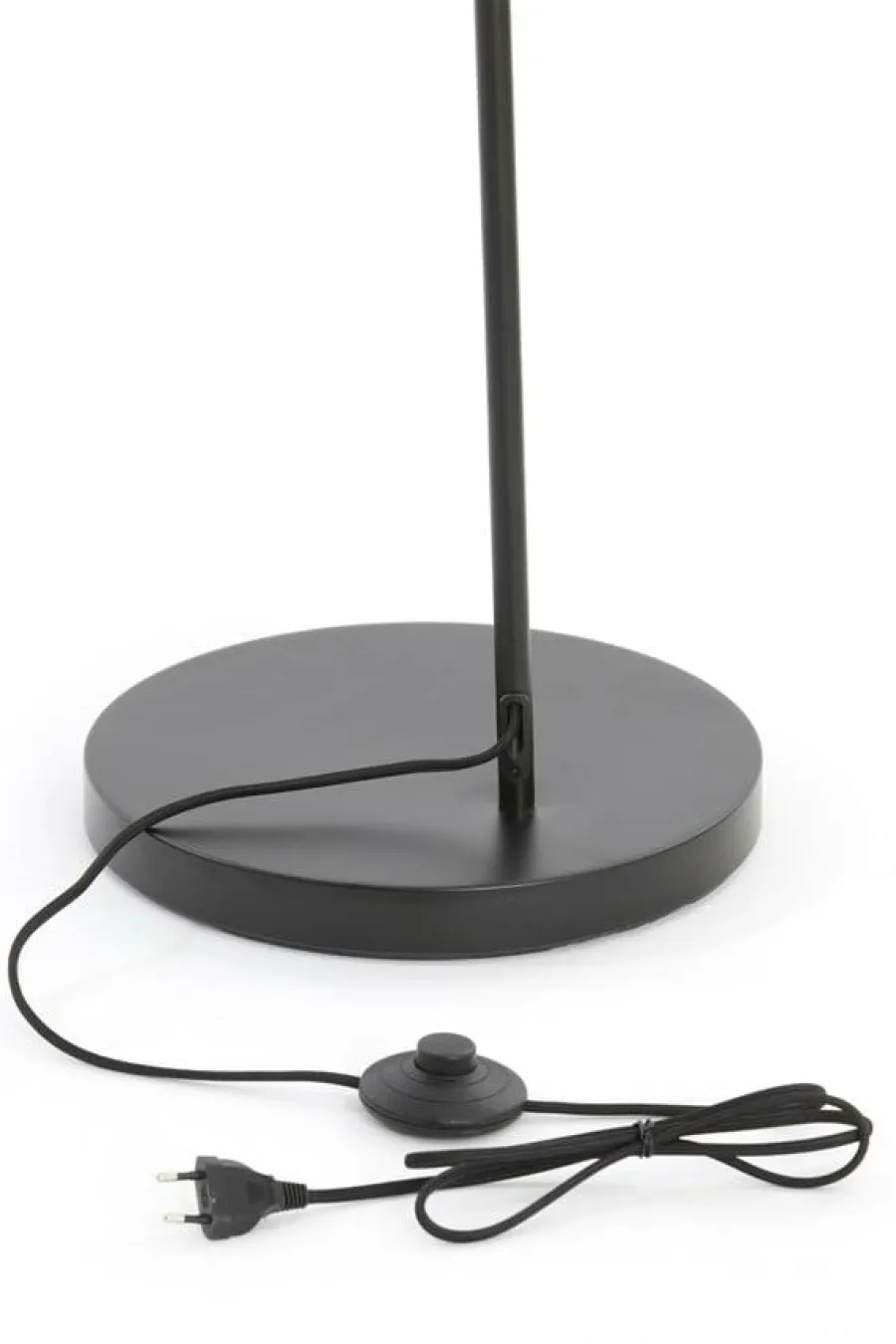 Light en Living Vloerlamp 67x30,5x160 cm LUKARO glas smoke+mat zwart Clearance