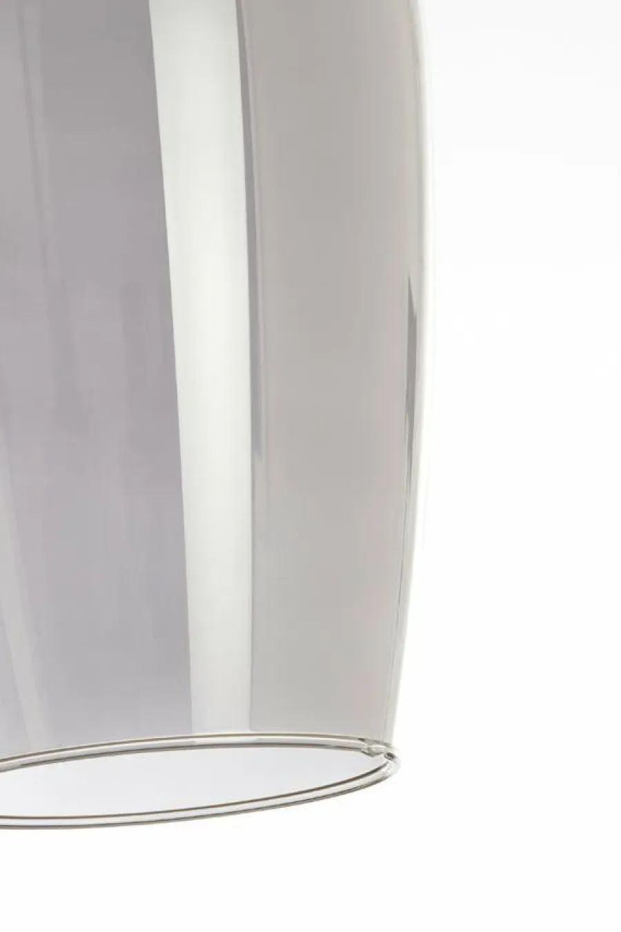 Light en Living Vloerlamp 67x30,5x160 cm LUKARO glas smoke+mat zwart Clearance