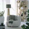 Light en Living Vloerlamp 23x23x125 cm NAVELLI hout mat naturel Online