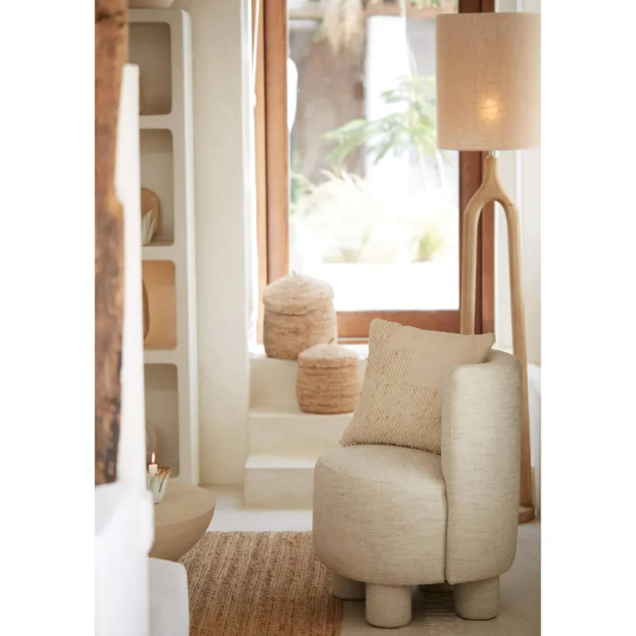 Light en Living Vloerlamp Ø30x135 cm XITTA hout mat naturel Sale