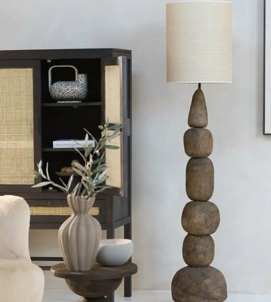 Light en Living Vloerlamp Ø30x135 cm MARREE donker bruin Sale