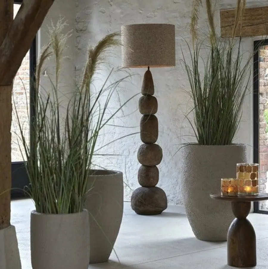 Light en Living Vloerlamp Ø30x135 cm MARREE donker bruin Sale