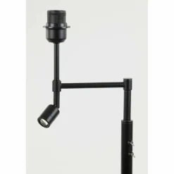 Light en Living Vloerlamp Ø25x140 cm MONTANA mat zwart met LED