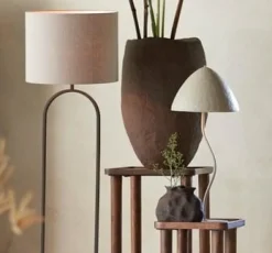 Light en Living Vloerlamp 30x15x142 cm JAMIRI bruin Clearance