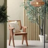 Light en Living Vloerlamp Ø43x164 cm LYRA naturel+mat zwart Discount