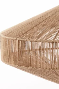 Light en Living Vloerlamp Ø43x164 cm LYRA naturel+mat zwart Discount