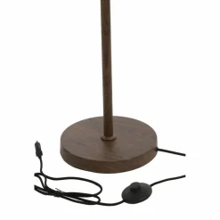 Light en Living Vloerlamp Ø23x159 cm DANIA hout print d bruin+touw crème Discount