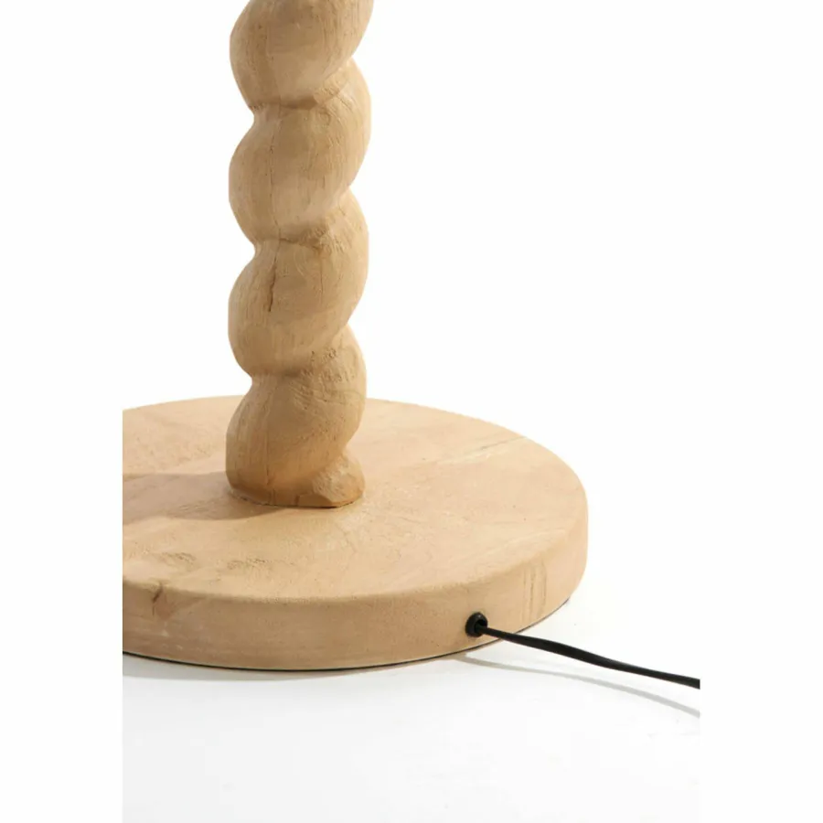Light en Living Vloerlamp Ø30x138 cm NANNO hout mat naturel Discount