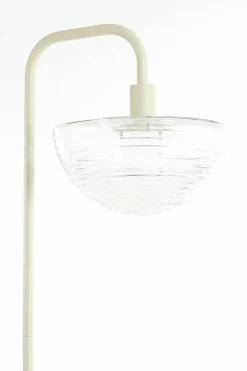 Light en Living Vloerlamp 43x30x165 cm BAYLIE mat creme+helder glas Discount