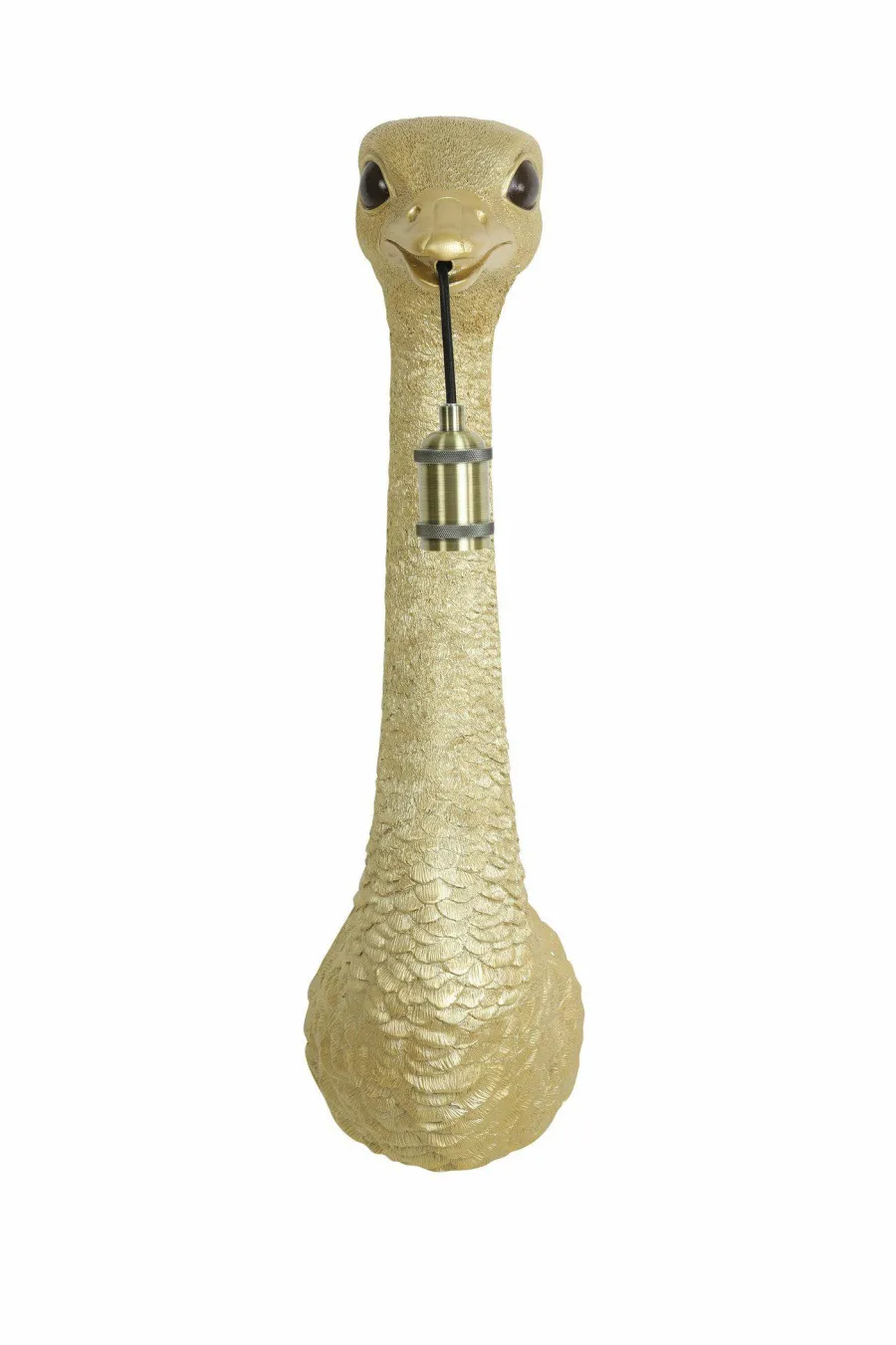 Light en Living Wandlamp Struisvogel goud of zwart - 2 maten Clearance