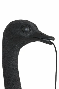 Light en Living Wandlamp Struisvogel goud of zwart - 2 maten Clearance