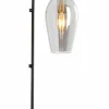 Light en Living Wandlamp 28x20x65 cm LUKARO glas smoke+mat zwart New