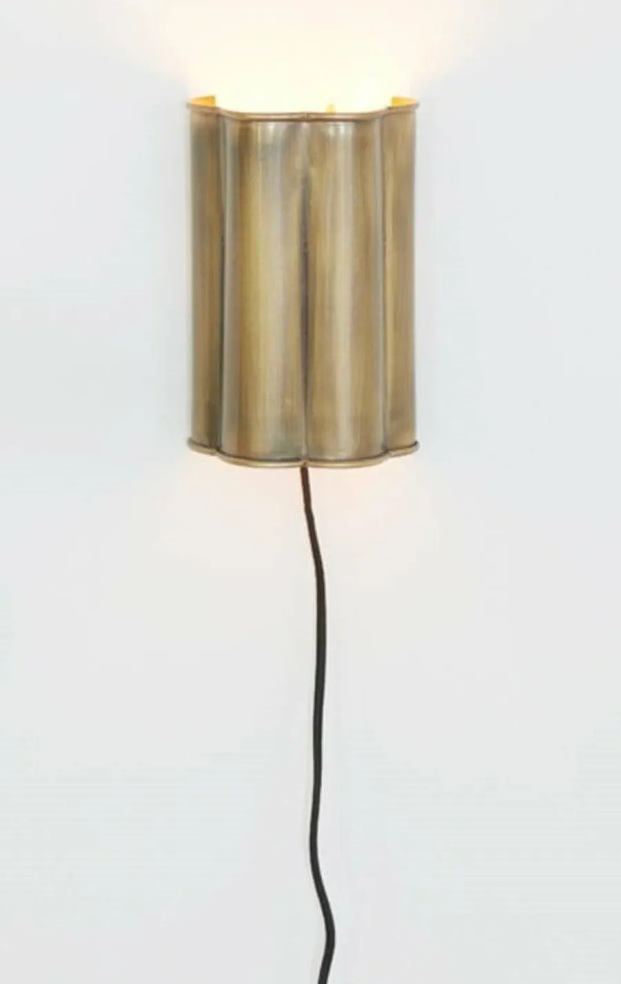 Light en Living Wandlamp 13,5x9,5x20,5 cm FRINGE antiek brons New