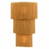 Light en Living Wandlamp 2L 33x14x59 cm MALAIKA bruin New