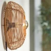 Light en Living Wandlamp Ø40x15 cm MILAN rotan naturel Best