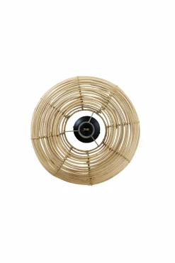 Light en Living Wandlamp Ø40x15 cm MILAN rotan naturel Best