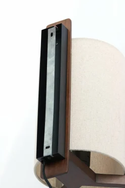 Light en Living Wandlamp 22X18X36 cm Litto donkerbruin+Linnen naturel Clearance