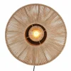 Light en Living Wandlamp Ø43x43 cm LYRA naturel+mat zwart Online