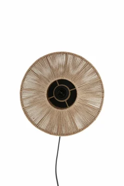 Light en Living Wandlamp Ø43x43 cm LYRA naturel+mat zwart Online