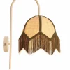 Light en Living Wandlamp 33x25x47 cm SULINA raffia naturel+groen Hot