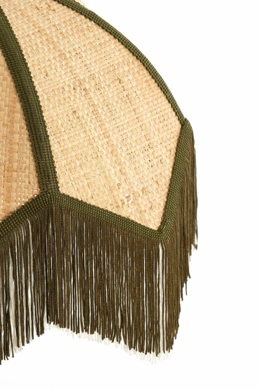 Light en Living Wandlamp 33x25x47 cm SULINA raffia naturel+groen Hot