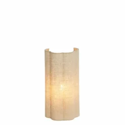Light en Living Wandlamp E14 15x10x30,5 cm FRINGE naturel Sale