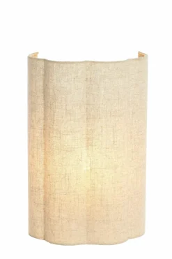 Light en Living Wandlamp 26x15x40 cm FRINGE naturel New