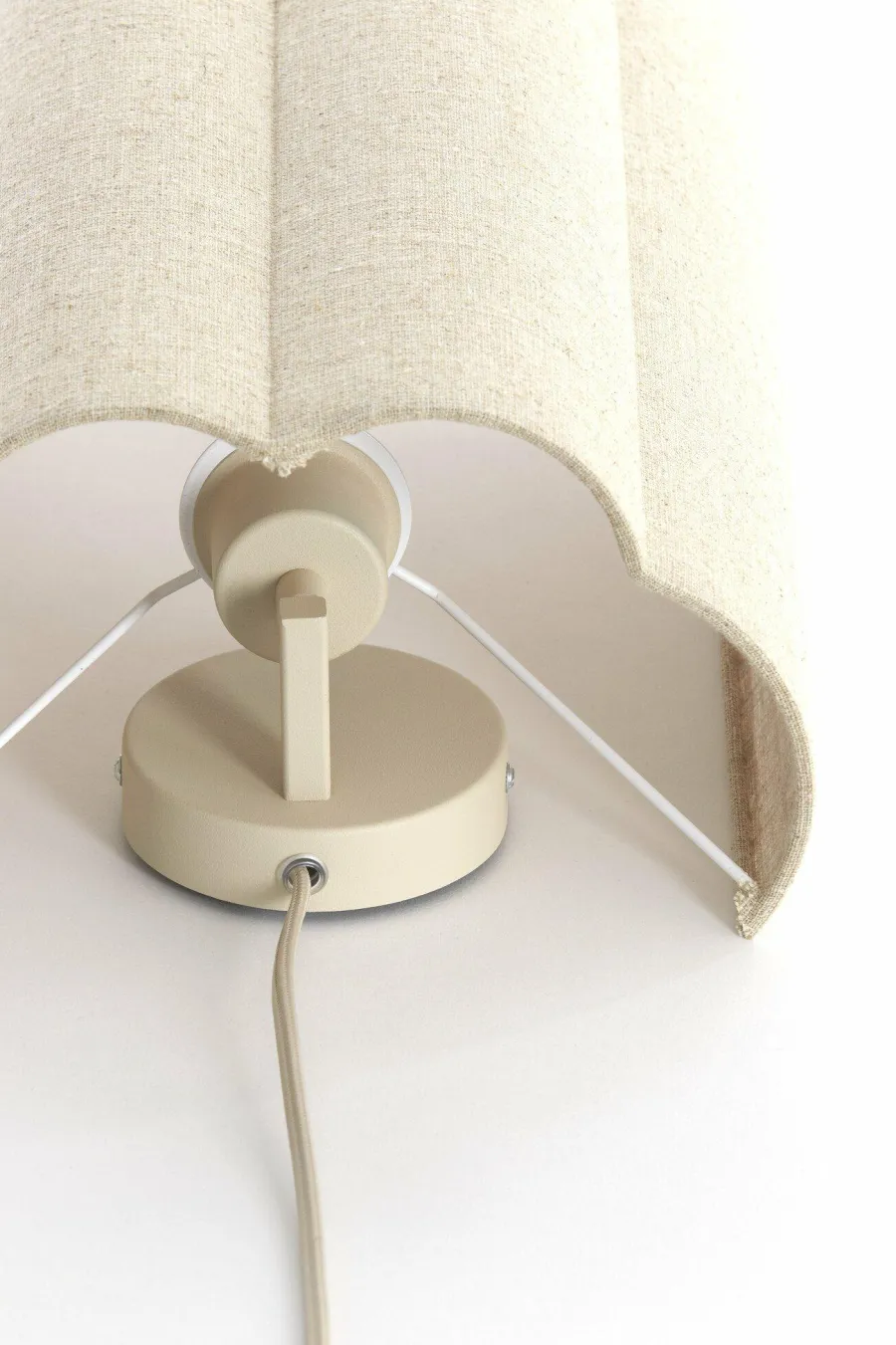 Light en Living Wandlamp 26x15x40 cm FRINGE naturel New