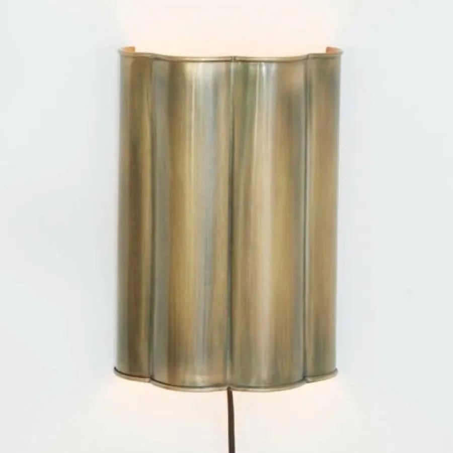 Light en Living Wandlamp 21x11,5x30,5 cm FRINGE antiek brons Best