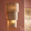Light en Living Wandlamp 2L 33x14x55 cm MALAIKA taupe Outlet