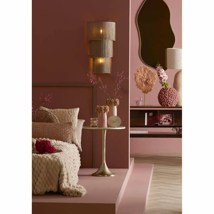 Light en Living Wandlamp 2L 33x14x55 cm MALAIKA taupe Outlet