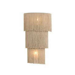 Light en Living Wandlamp 2L 33x14x55 cm MALAIKA taupe Outlet