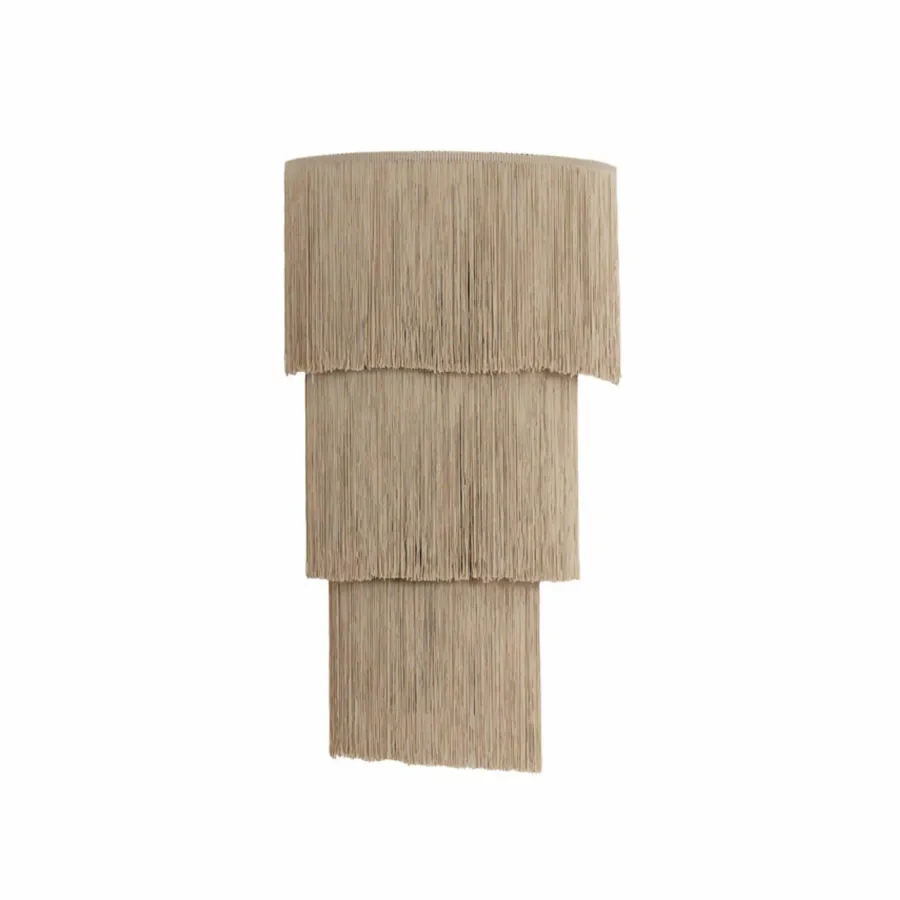 Light en Living Wandlamp 2L 33x14x55 cm MALAIKA taupe Outlet