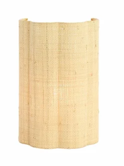 Light en Living Wandlamp 26x15,5x40 cm VERDANTIA raffia naturel New