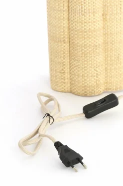 Light en Living Wandlamp 26x15,5x40 cm VERDANTIA raffia naturel New