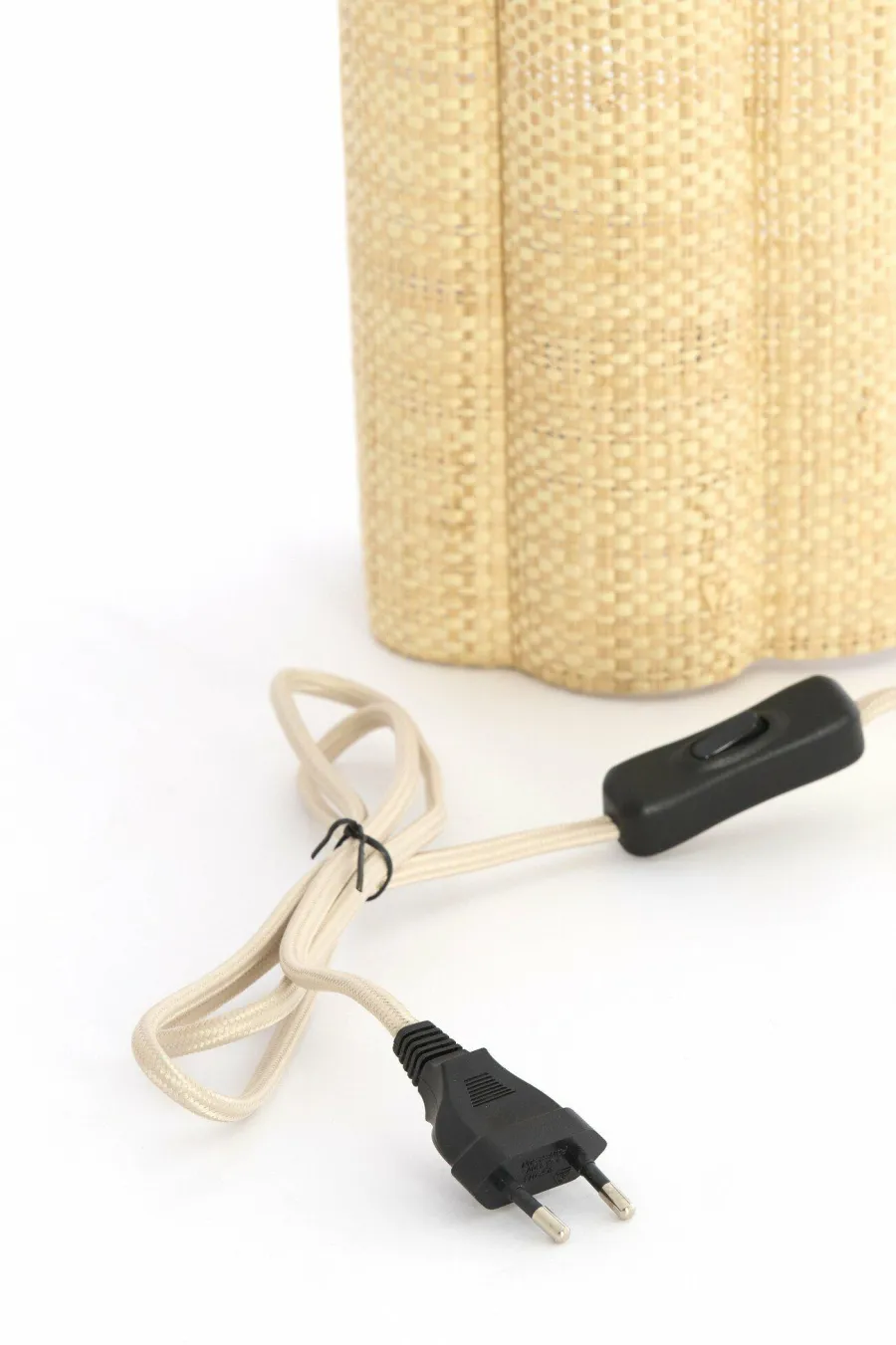 Light en Living Wandlamp 26x15,5x40 cm VERDANTIA raffia naturel New