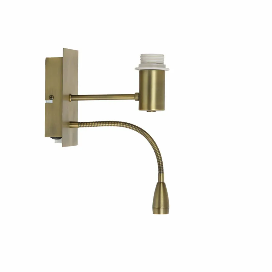 Light en Living Wandlamp+ledflex 20x11x35 cm REGINA antiek brons Online