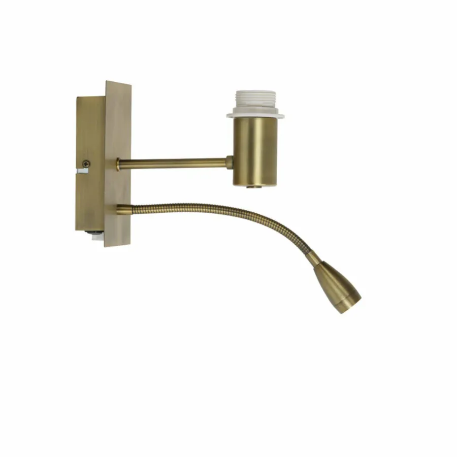 Light en Living Wandlamp+ledflex 20x11x35 cm REGINA antiek brons Online